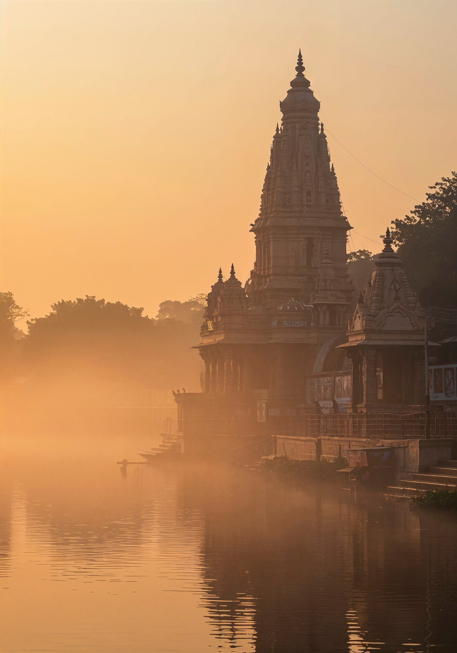 temple-sunrise-misty-river